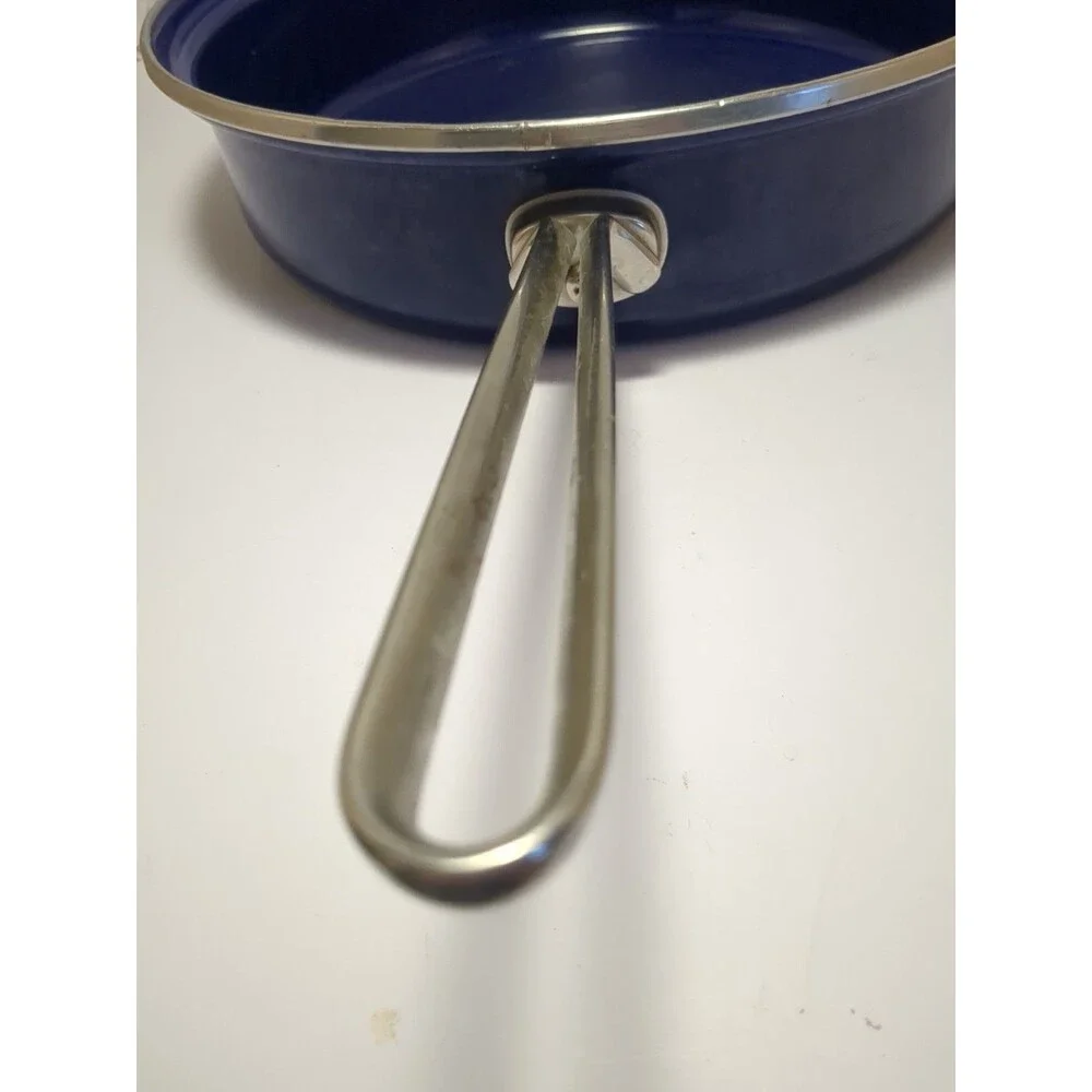Vintage Chantal Cobalt Blue Enamel Steel 11.25